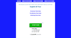 Desktop Screenshot of englishallyear.com